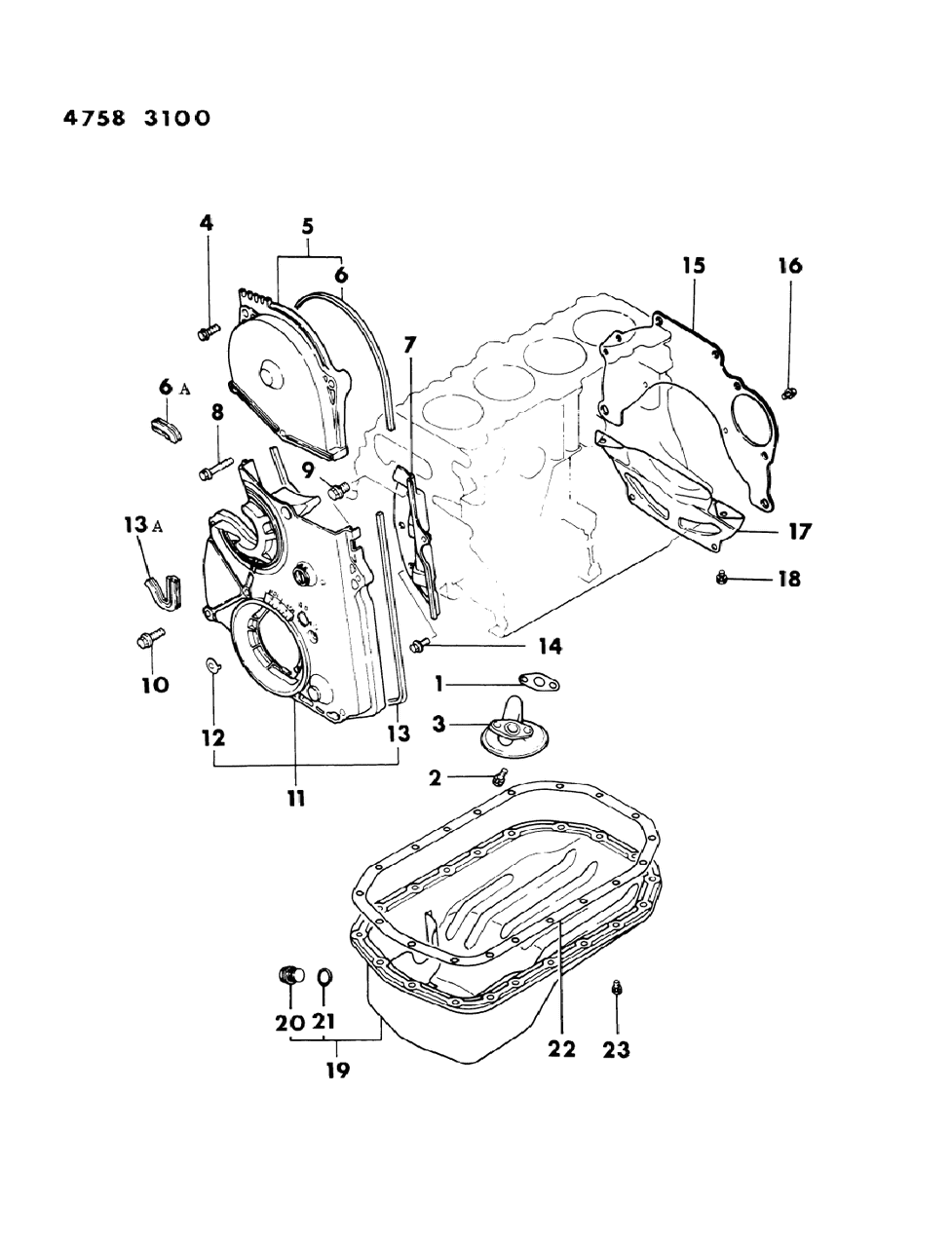 Mopar MD041005 Gasket-T/BELT Cover Upper