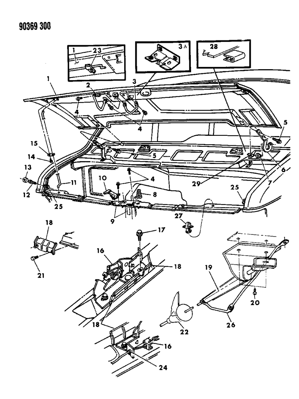 Mopar 55074664 Release Hood Latch