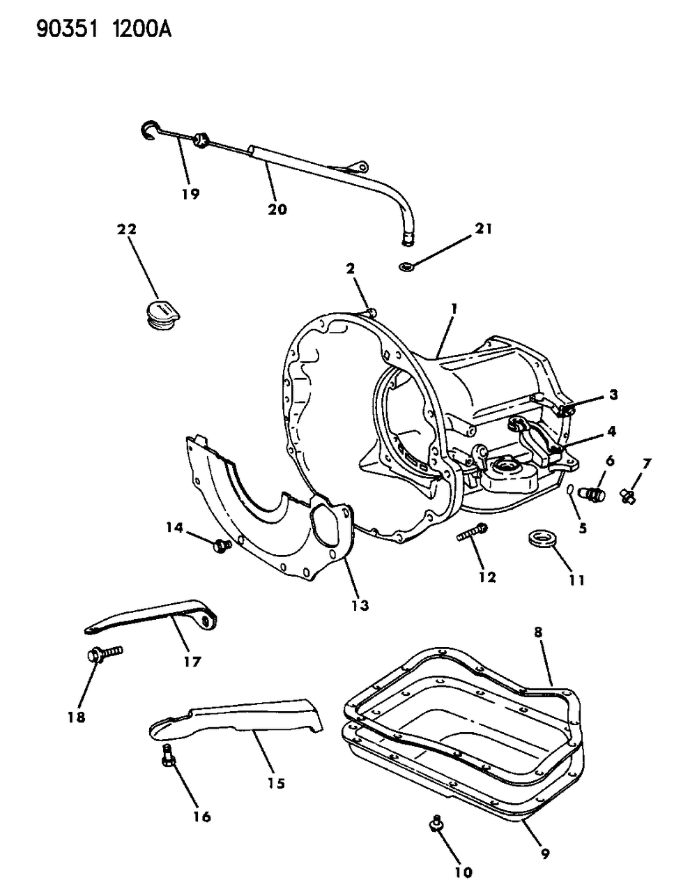 Mopar 4471462 Tube Asm Trans Oil Filler