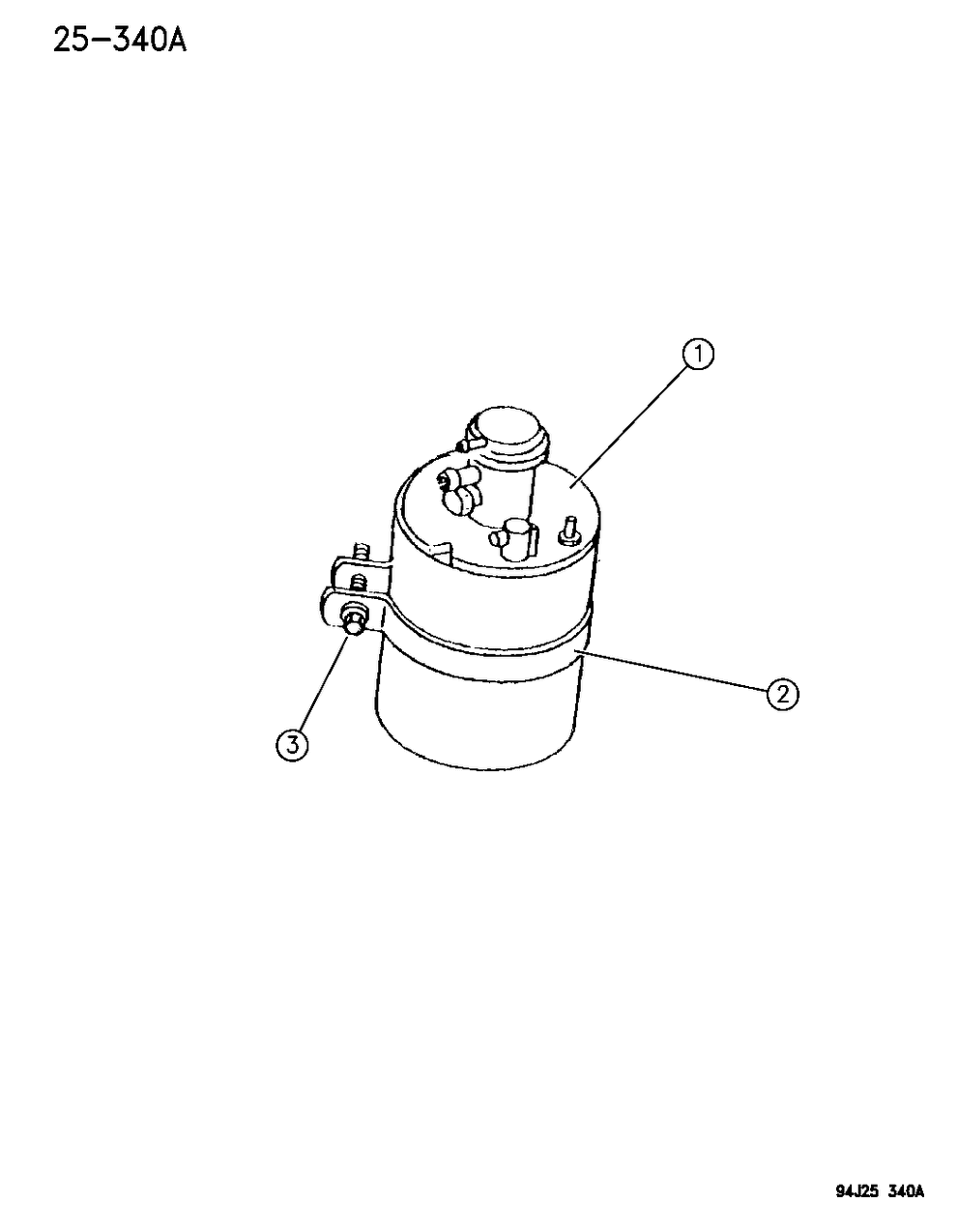 Mopar 53030298 VAPOR CANISTER