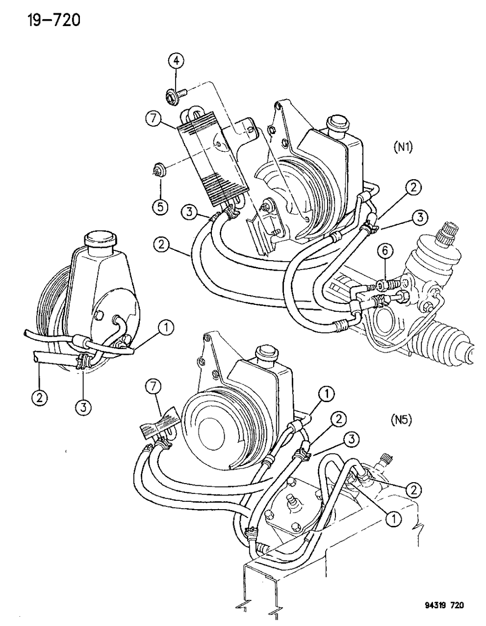 Mopar 4720959 Line-Power Steering Quick Connect