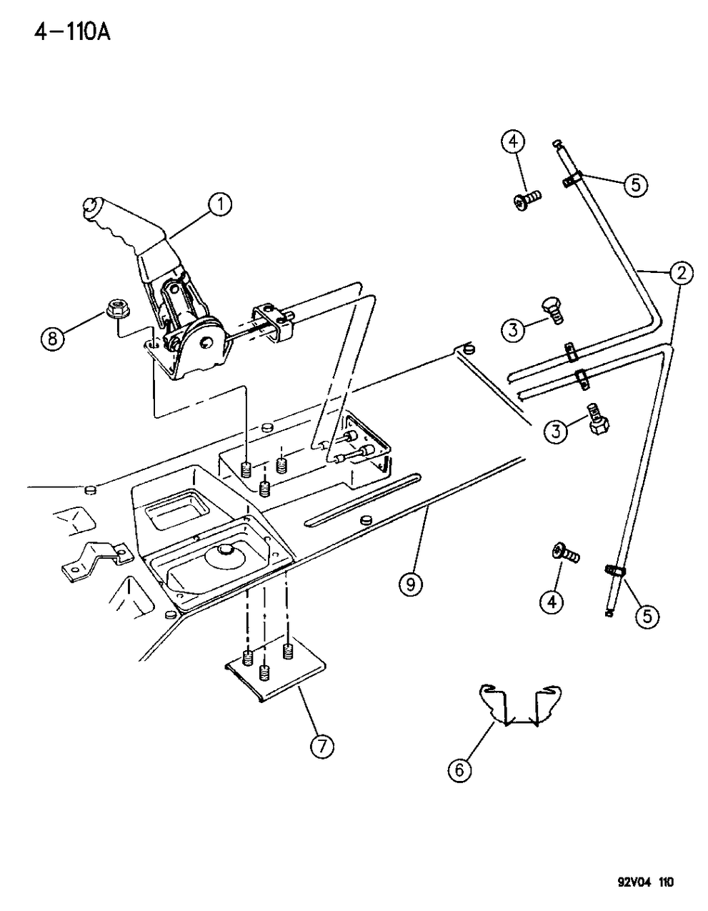 Mopar 4643821 Cable-Parking Brake