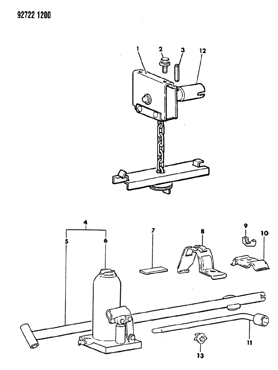 Mopar MB621110 Bolt