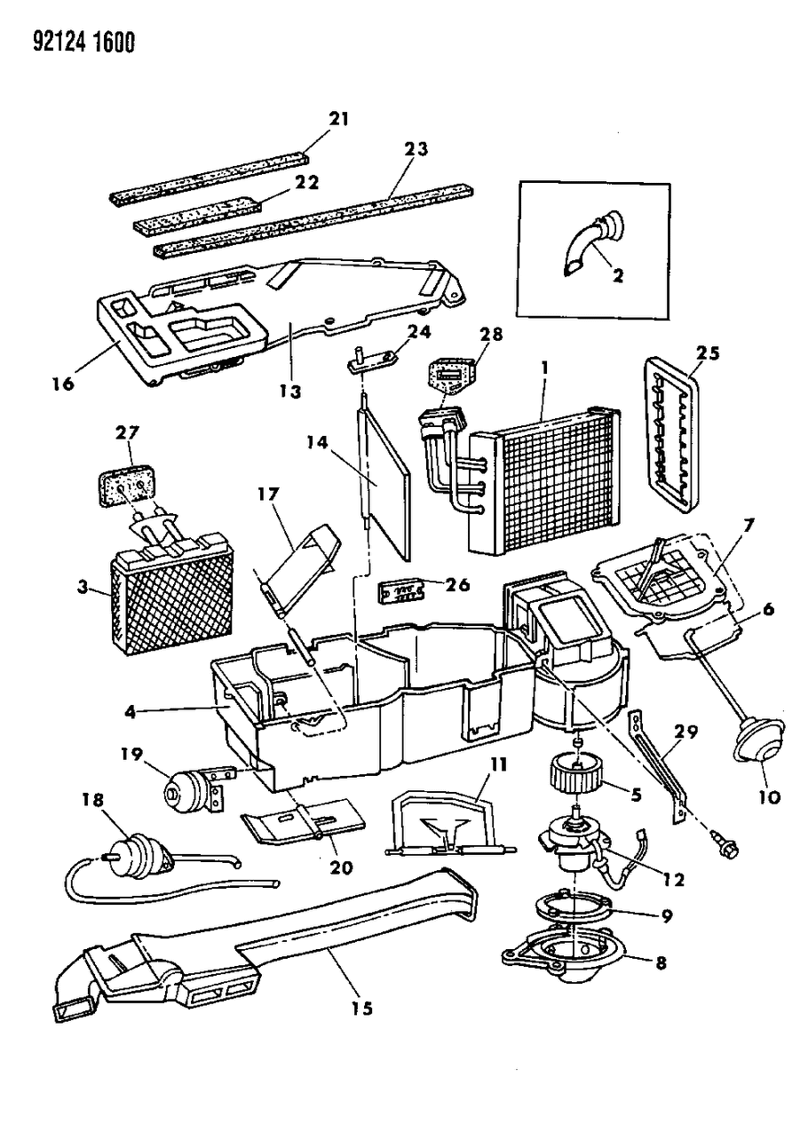 Mopar R5264400 Motor-Heater Blower