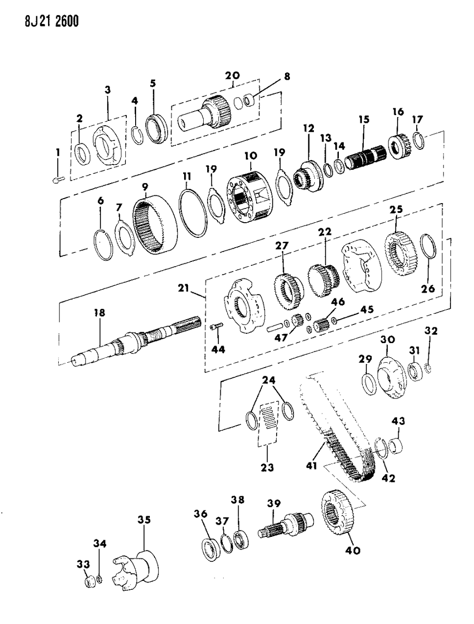 Mopar 83503538 Sleeve Intermediate Clutch