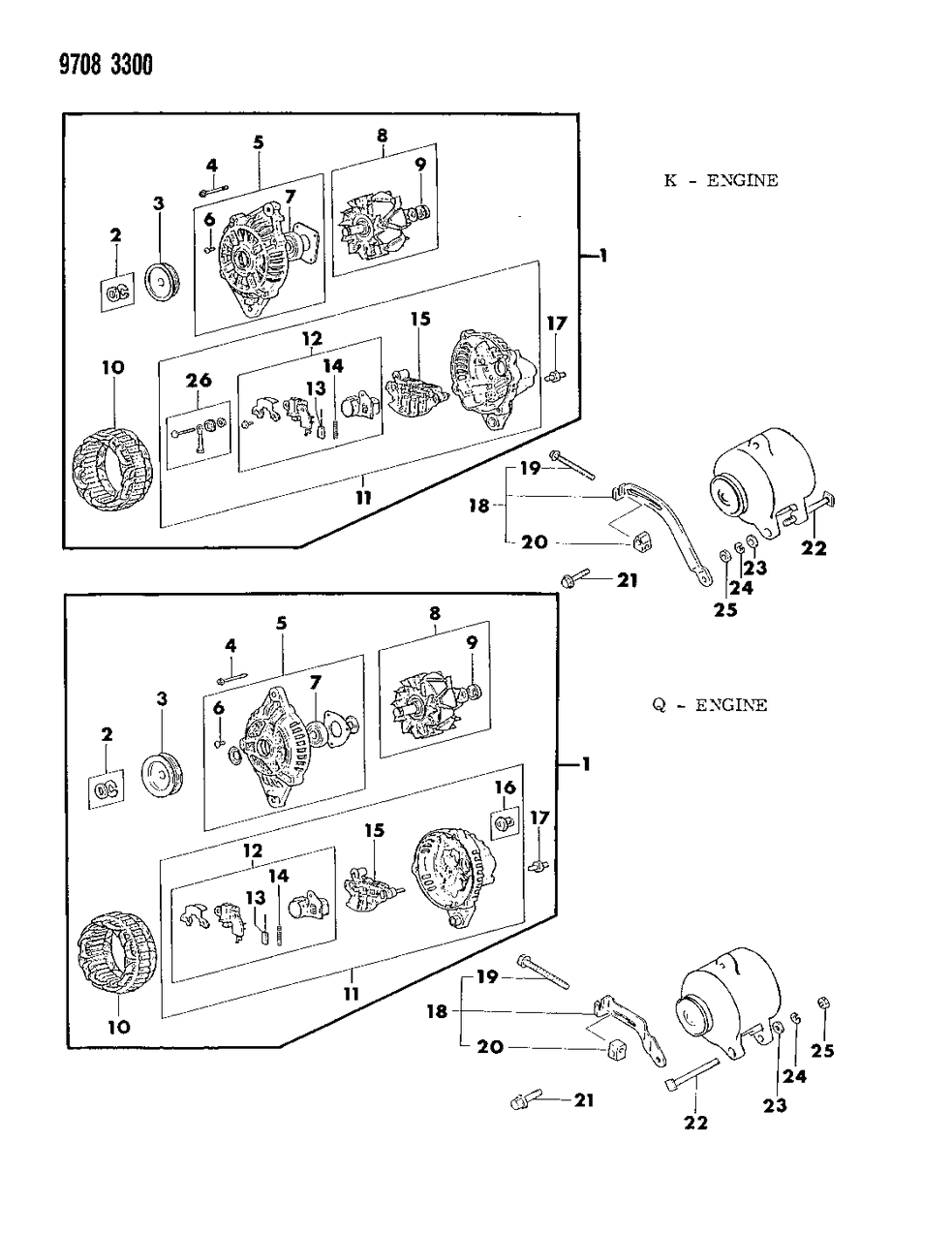 Mopar R136838M ALTERNATR-REMAN