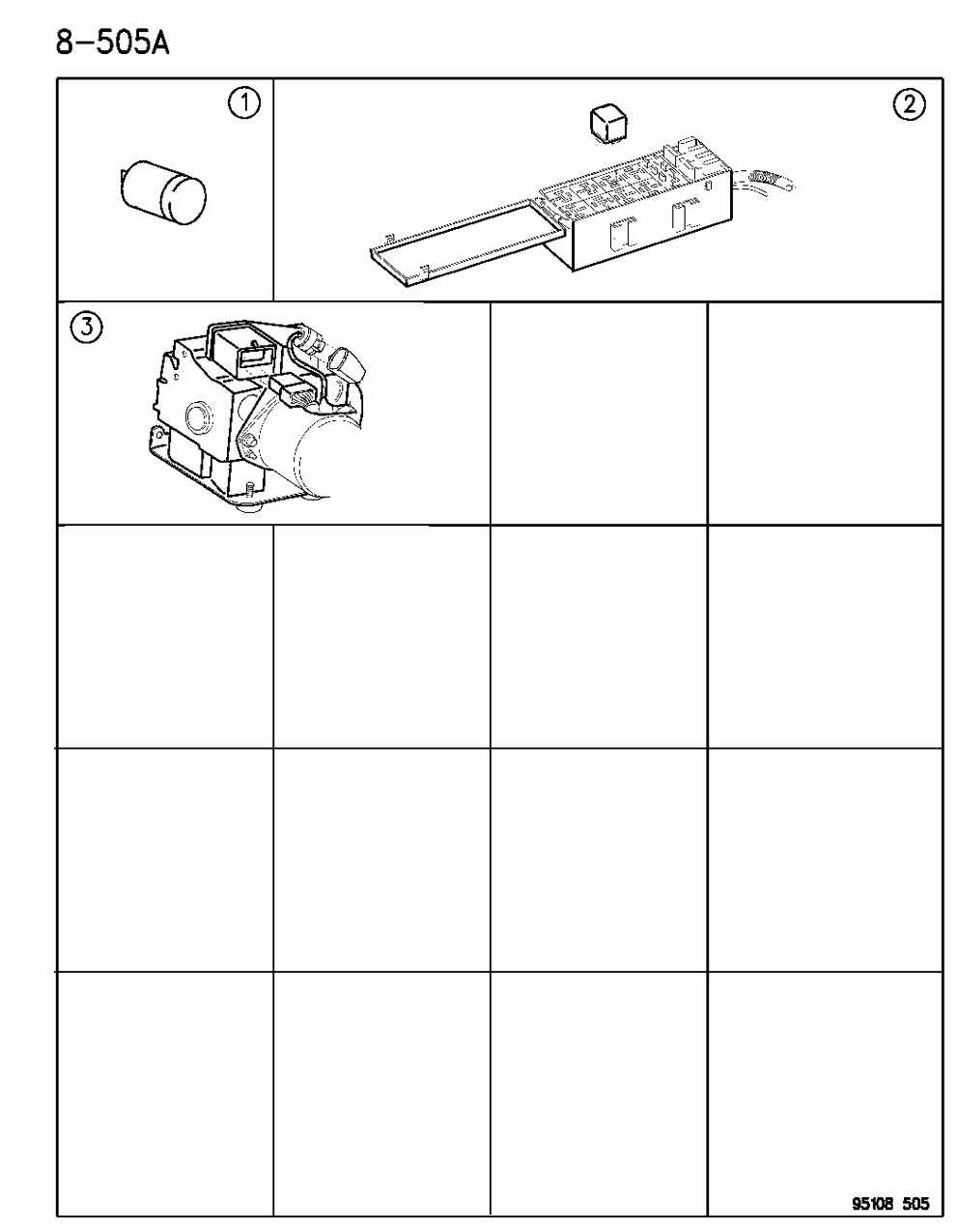 Mopar 5269787 Relay Smart Dome Lamp Time