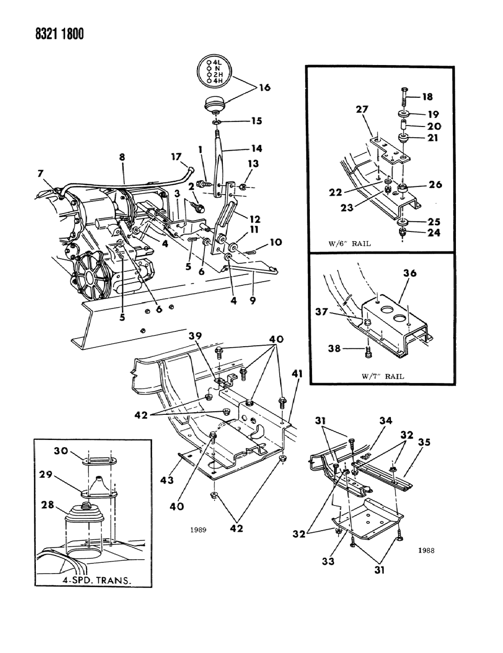 Mopar 4431299 Decal-Insert-TR/CASE CONTSHFTKNOB