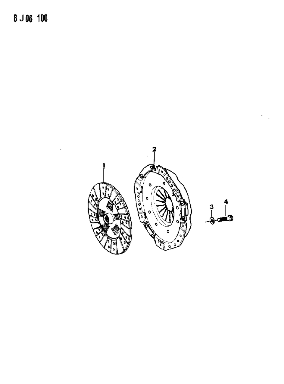 Mopar 53008258 Cover&Plate-Clutch Pressure (4.0L)