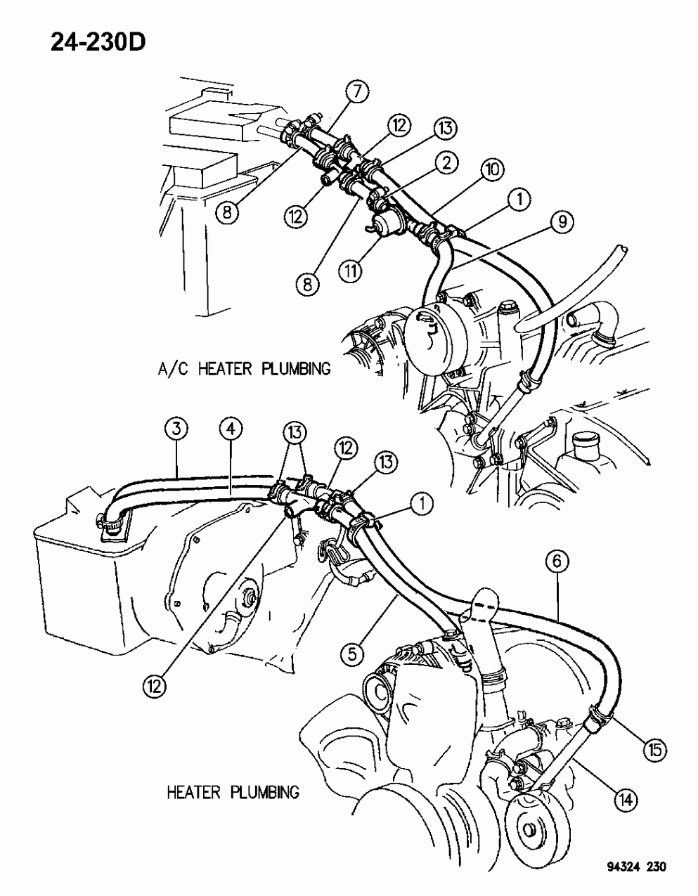 Mopar 55036515 Hose Heater