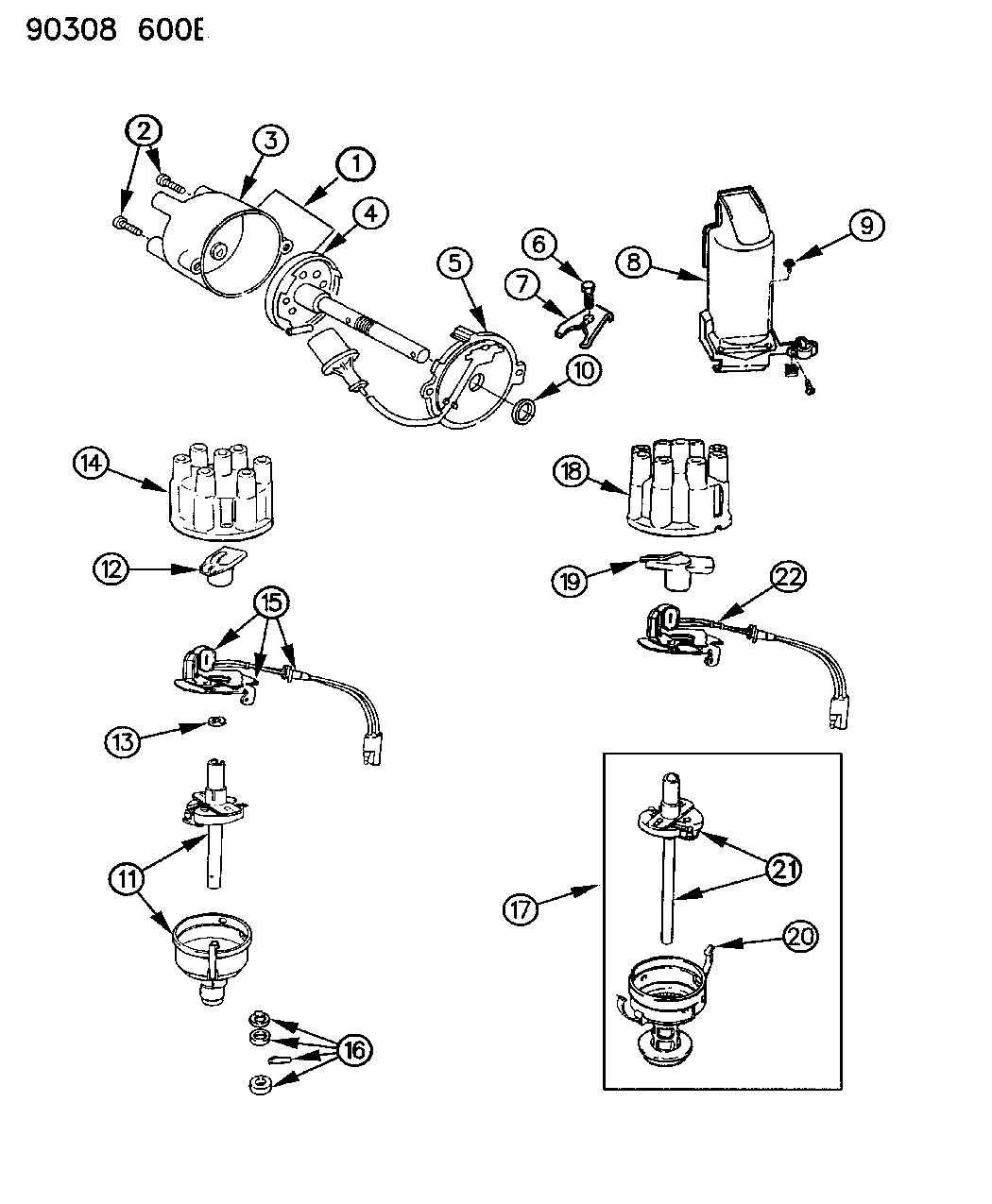 Mopar 4379488 Pick-Up And Plate, Single Pick-Up, (Use Retainer 5226699) (318-360 Eng.)