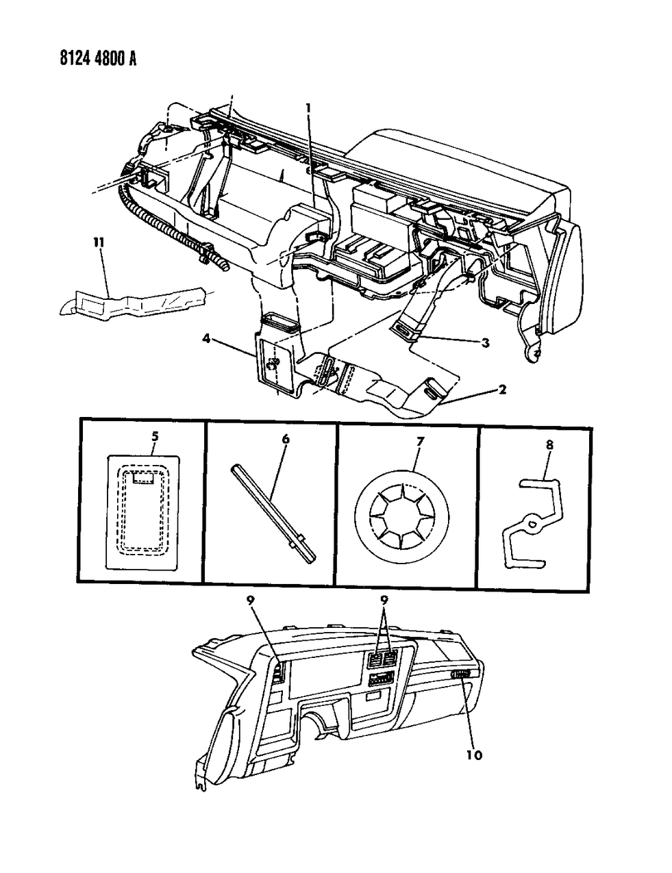 Mopar 3849540 LOUVER-Air Outlet-Rt