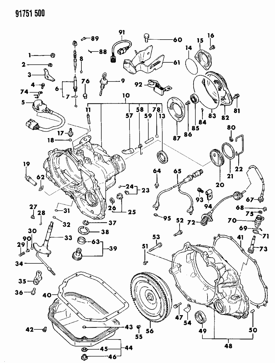 Mopar MD738632 Cable Automatic Transmission Throttle Control