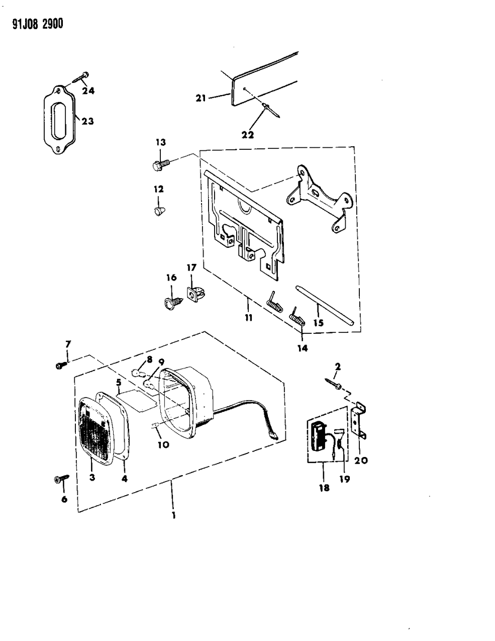 Mopar 83501003 Lens Taillamp