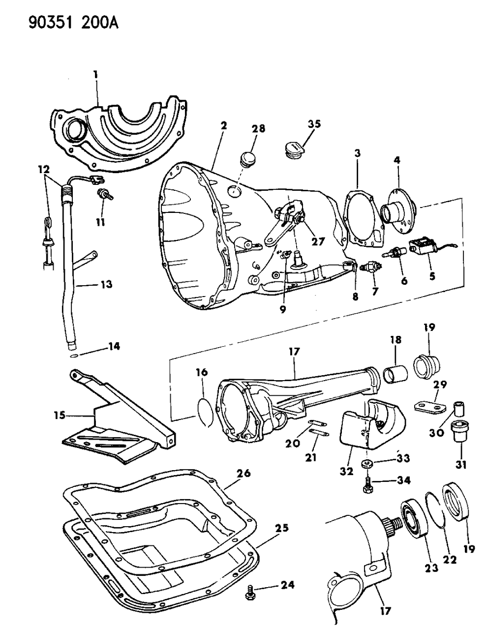 Mopar 4713857 Case-Transmission