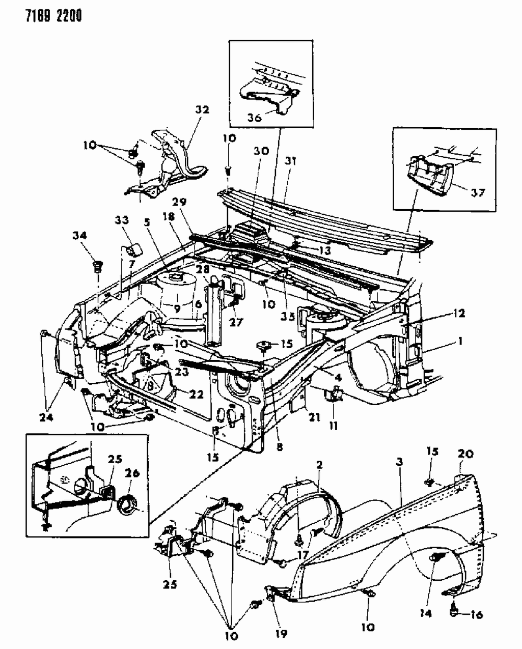 Mopar 4416118 Grille COWL & PLENUM