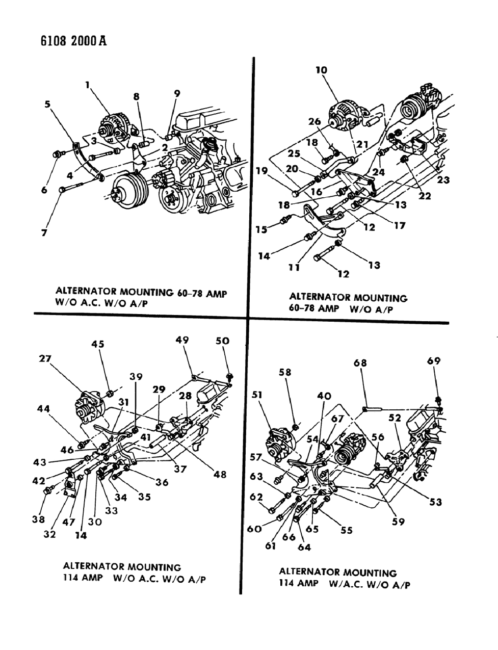 Mopar R0291186 60 Amp 6&8CYLINDER