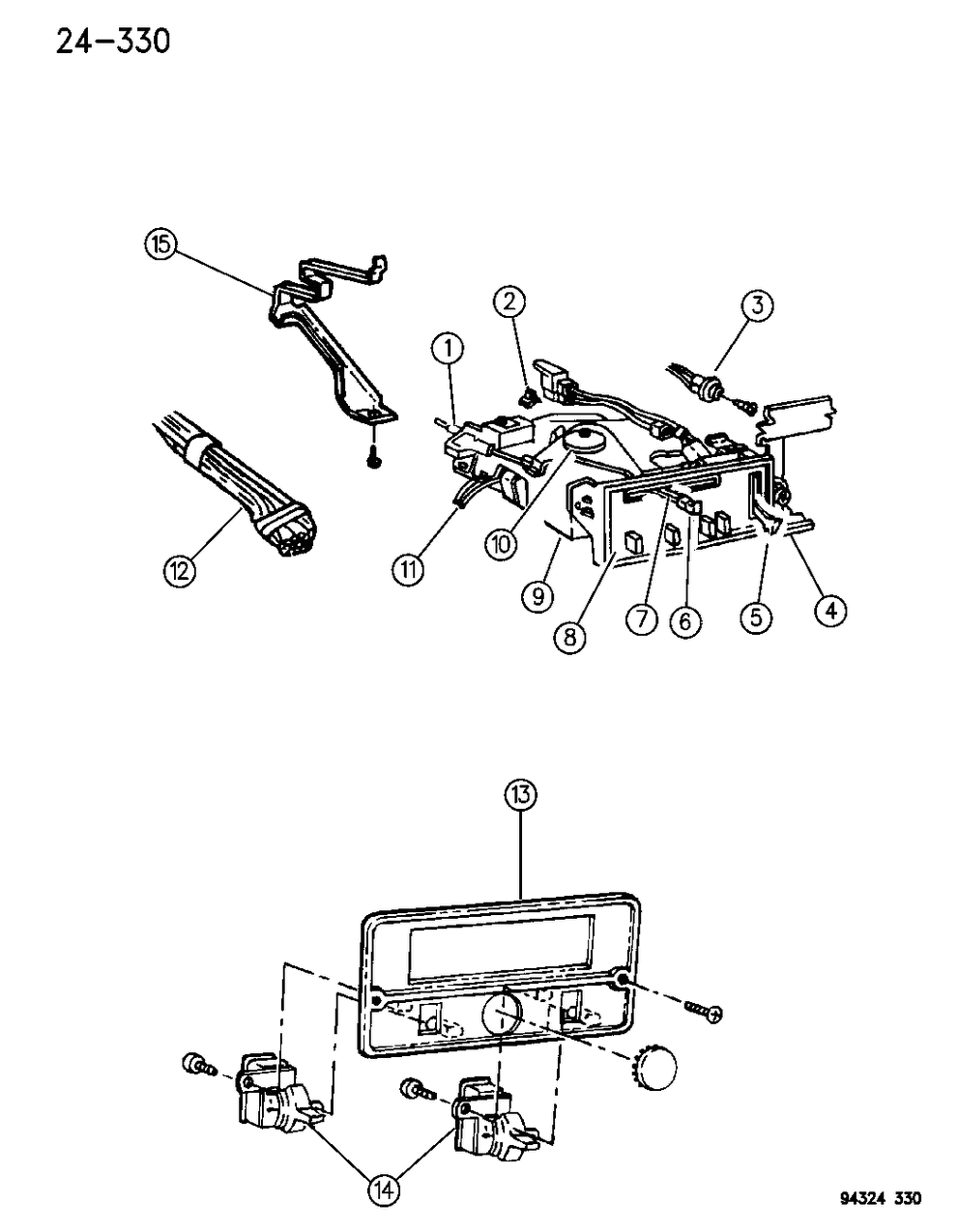 Mopar 55055508 Cable-HTR & A/C Control Temp