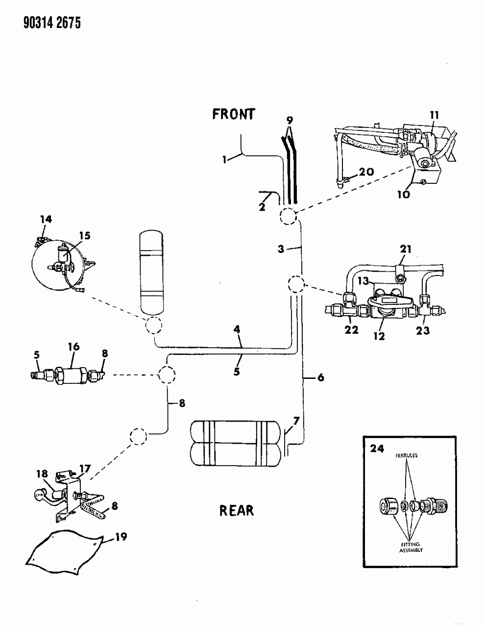 Mopar 4723673 Connector-Fuel