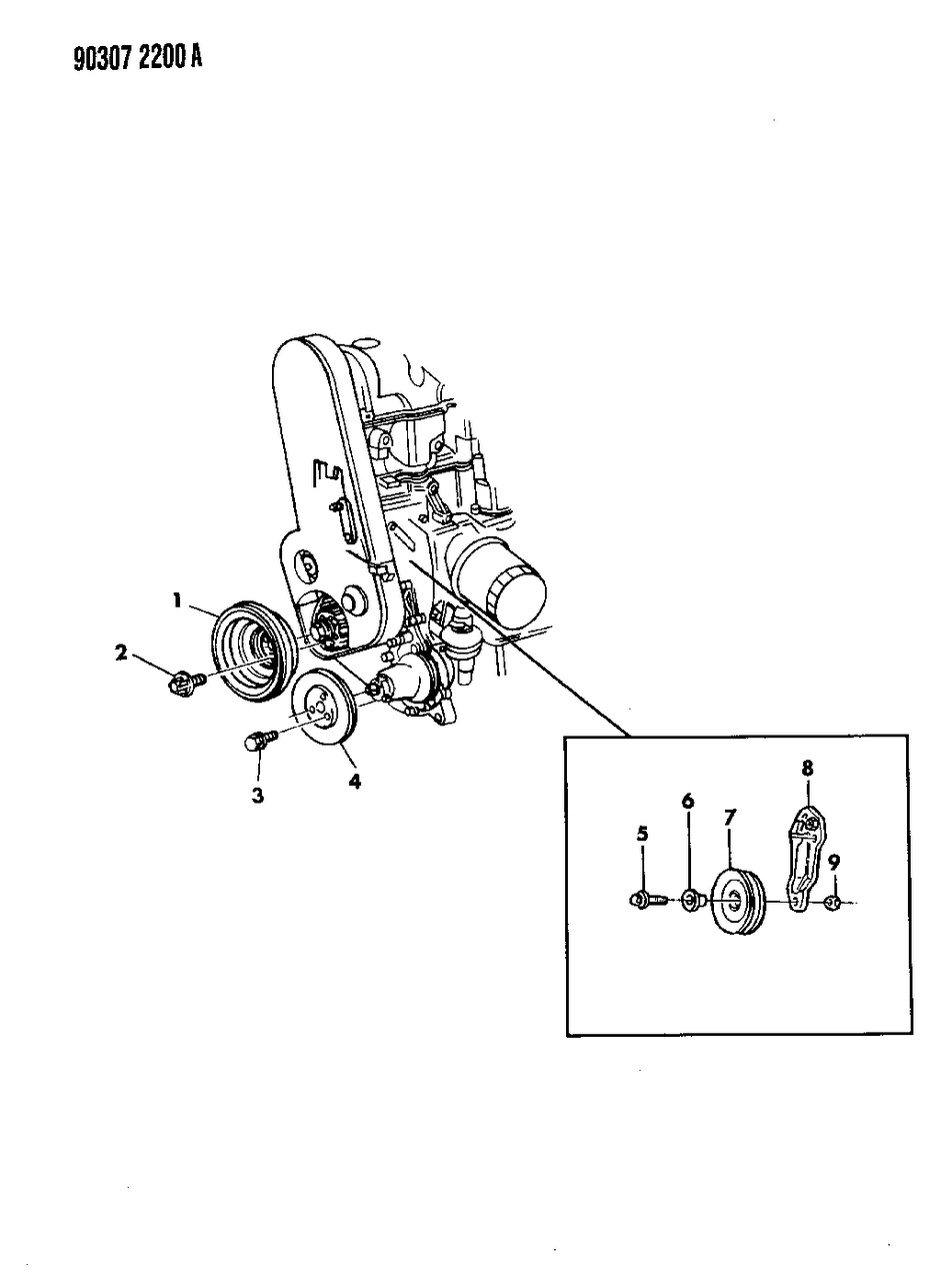 Mopar 4536064 Bracket Air Cond COMPR IDL