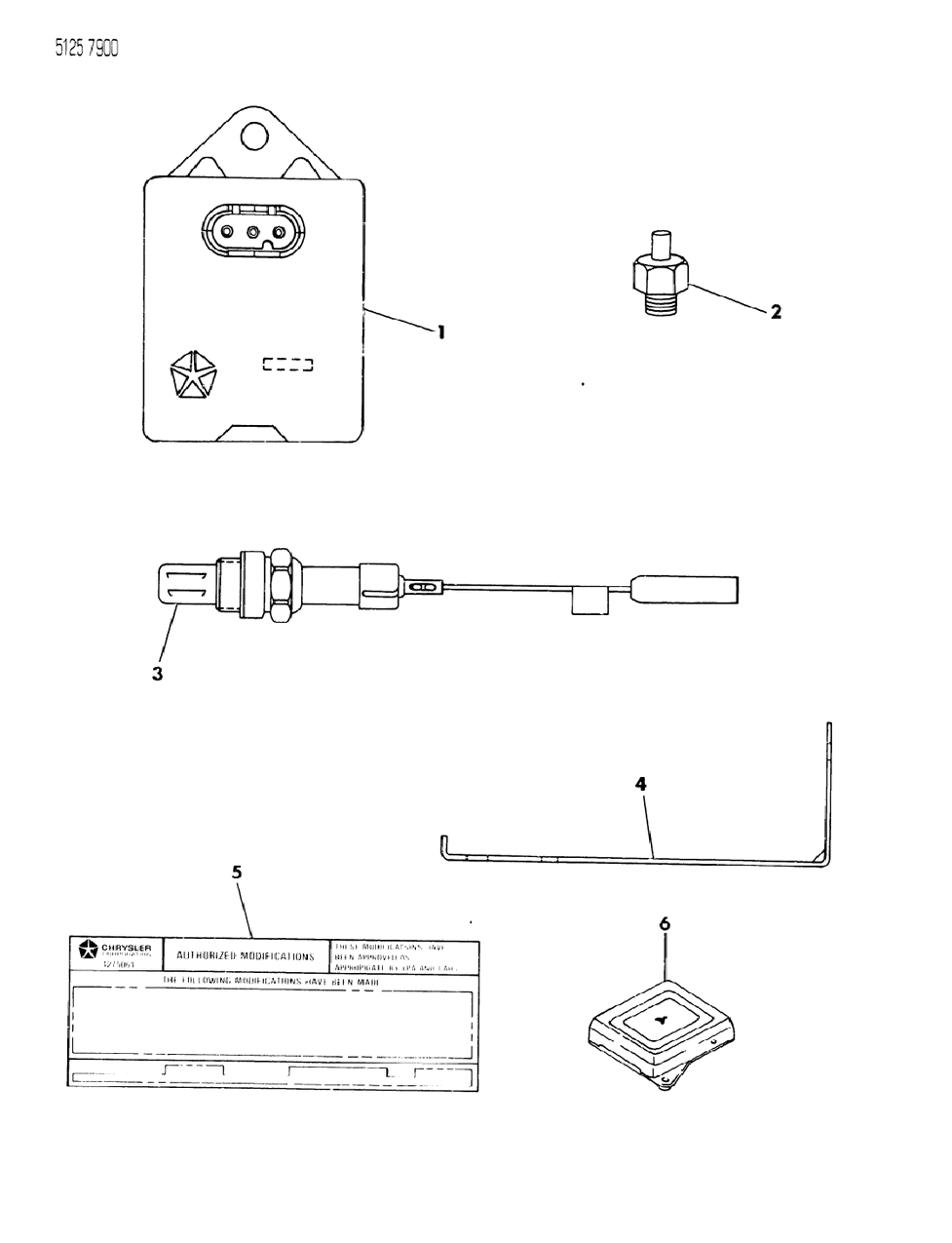 Mopar 4275086 Label-General Information