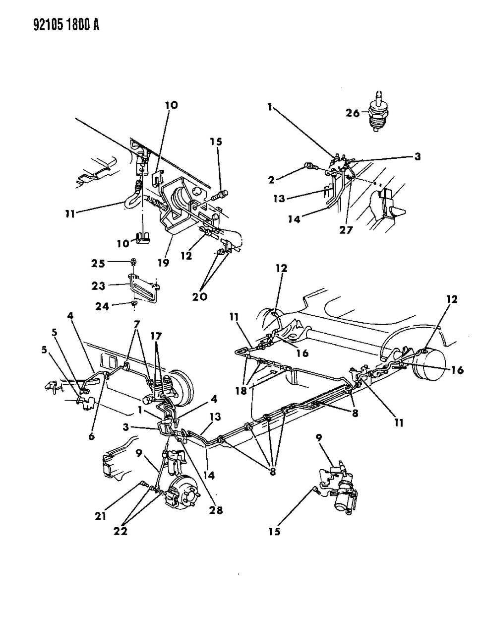 Mopar 4485628 Valve Assembly, Brake Differential, With Proportioning, Without Anti-Lock