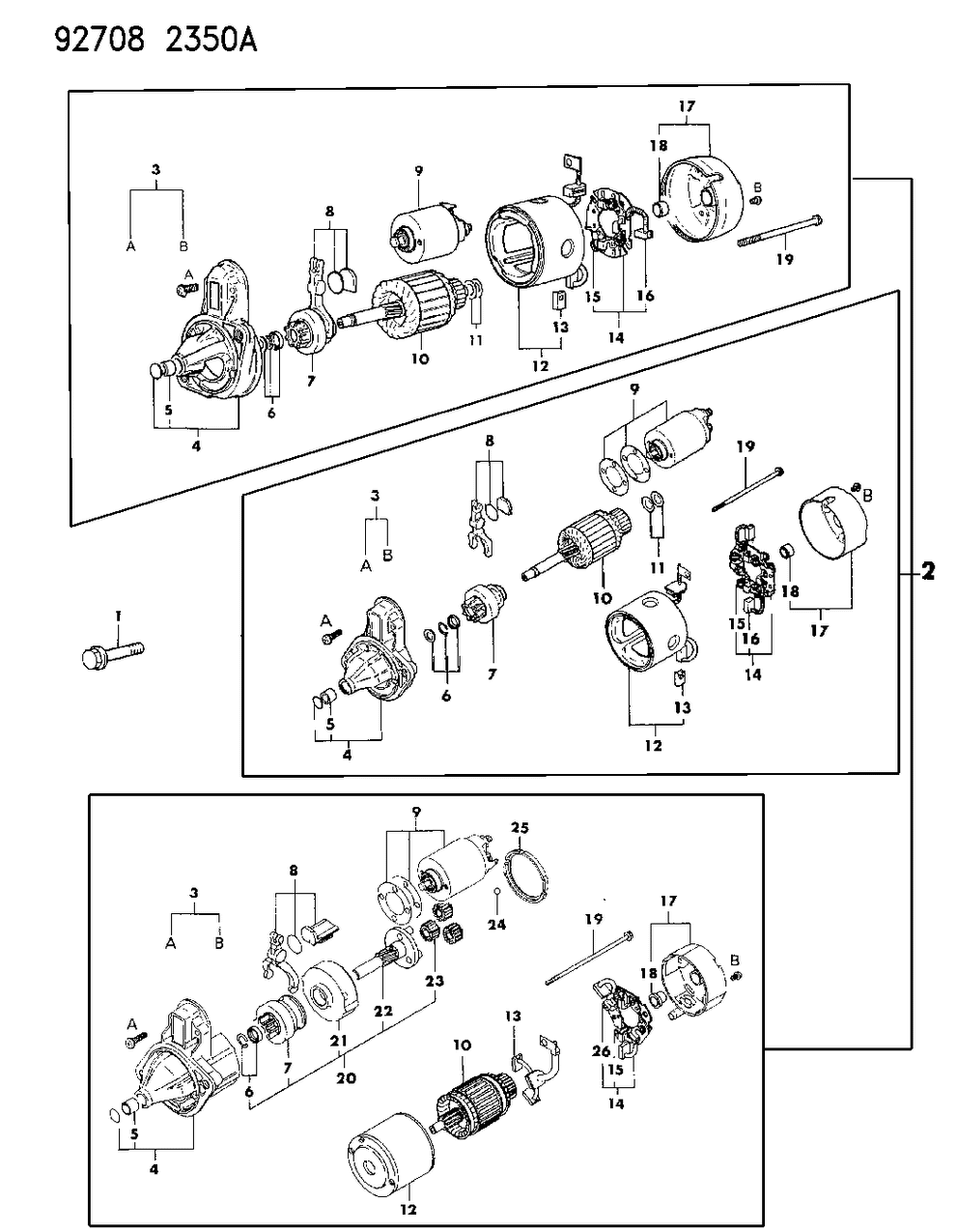 Mopar R174482M Starter Assembly