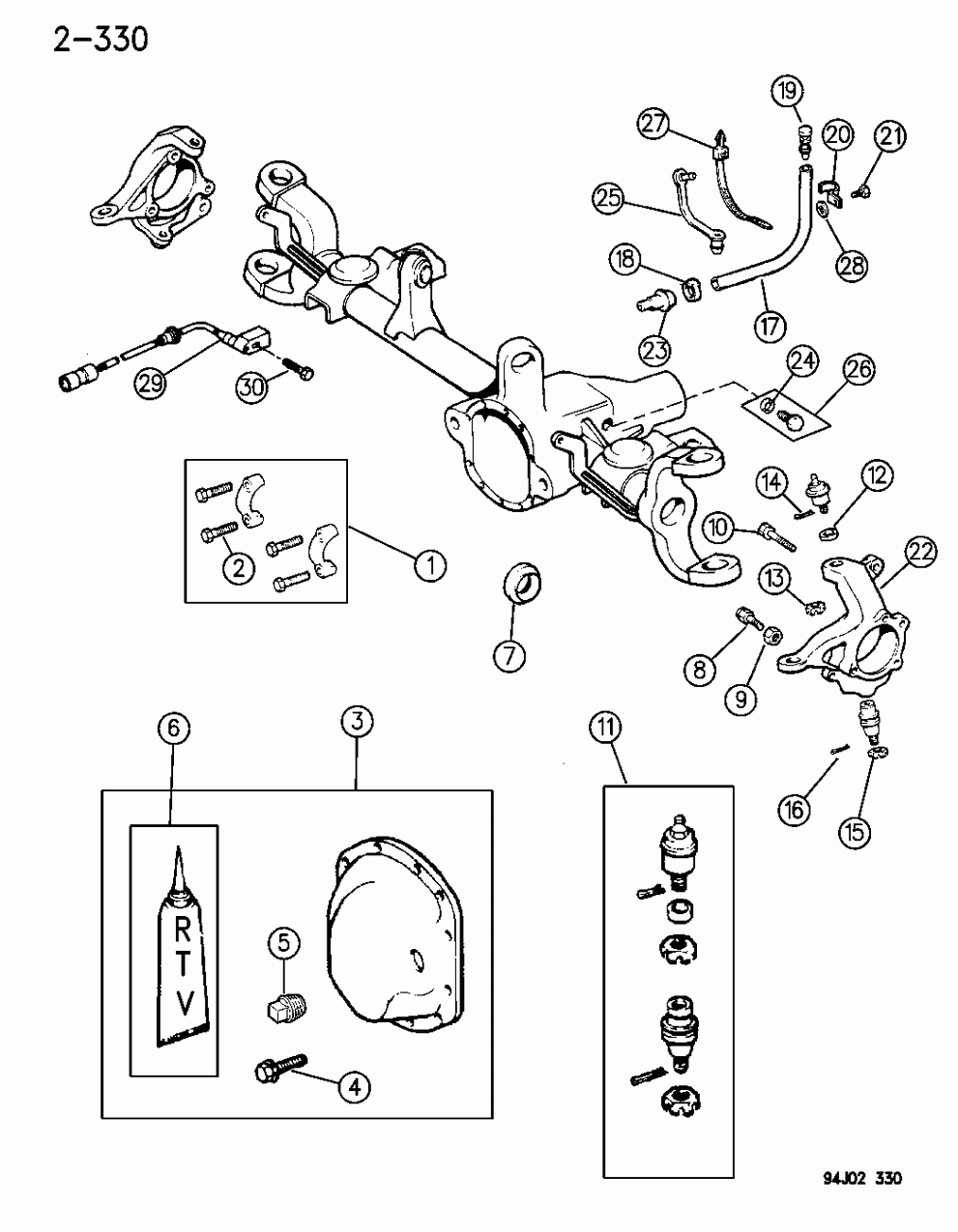 Mopar 4797774 Housing Front Axle