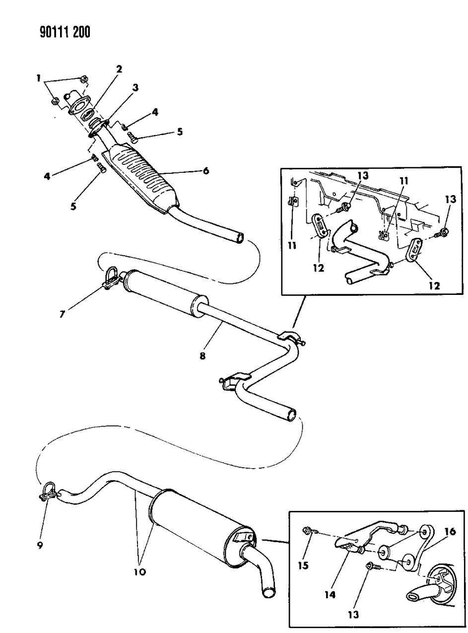 Mopar 4427139 Pipe-Assembly-Exhaust Extension W/RESONATOR