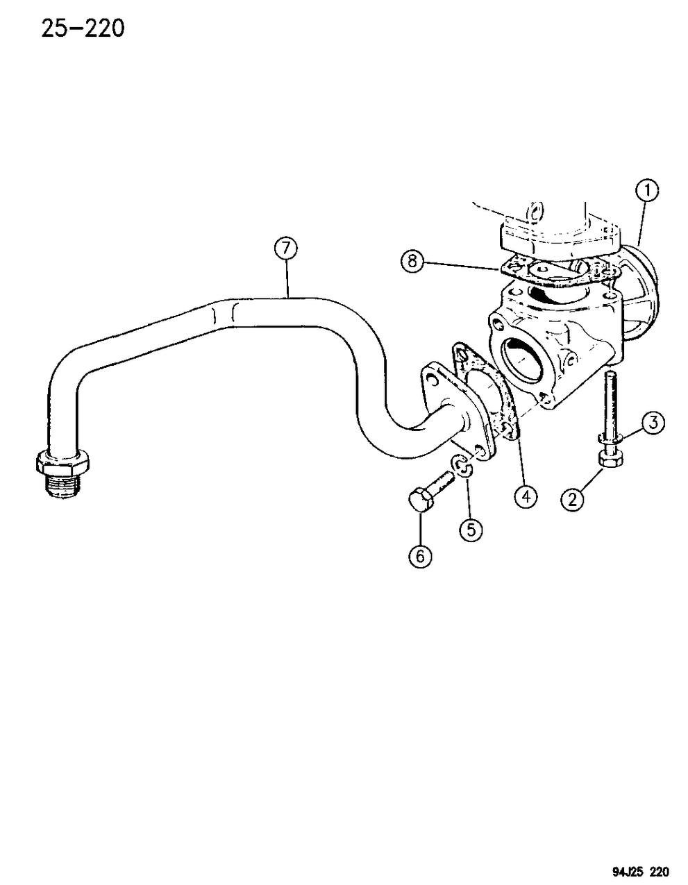 Mopar 4797722 Pipe-EGR To Manifold