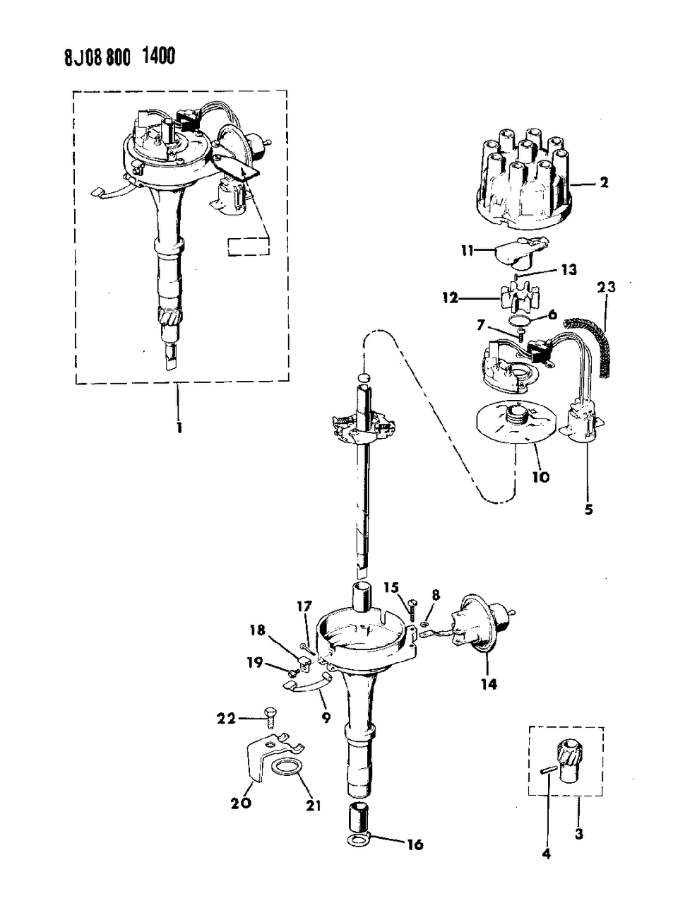 Mopar J8128900 Stator