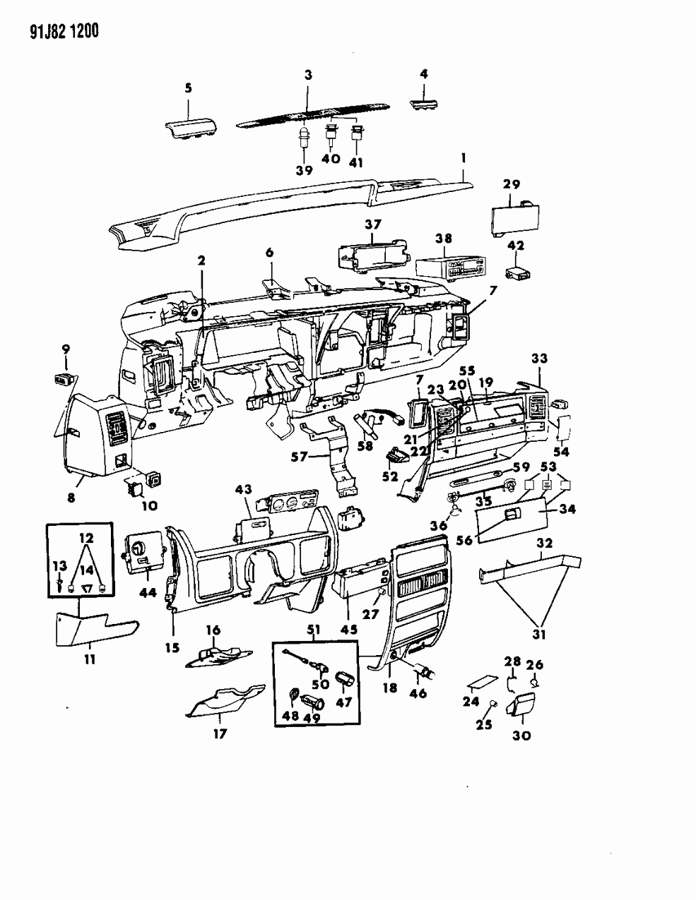 Mopar 5DE01LD5 Latch Glovebox Door