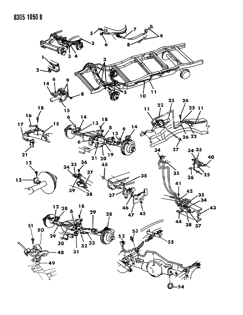 Mopar 4115622 Hose And Bracket, Frt. Brake