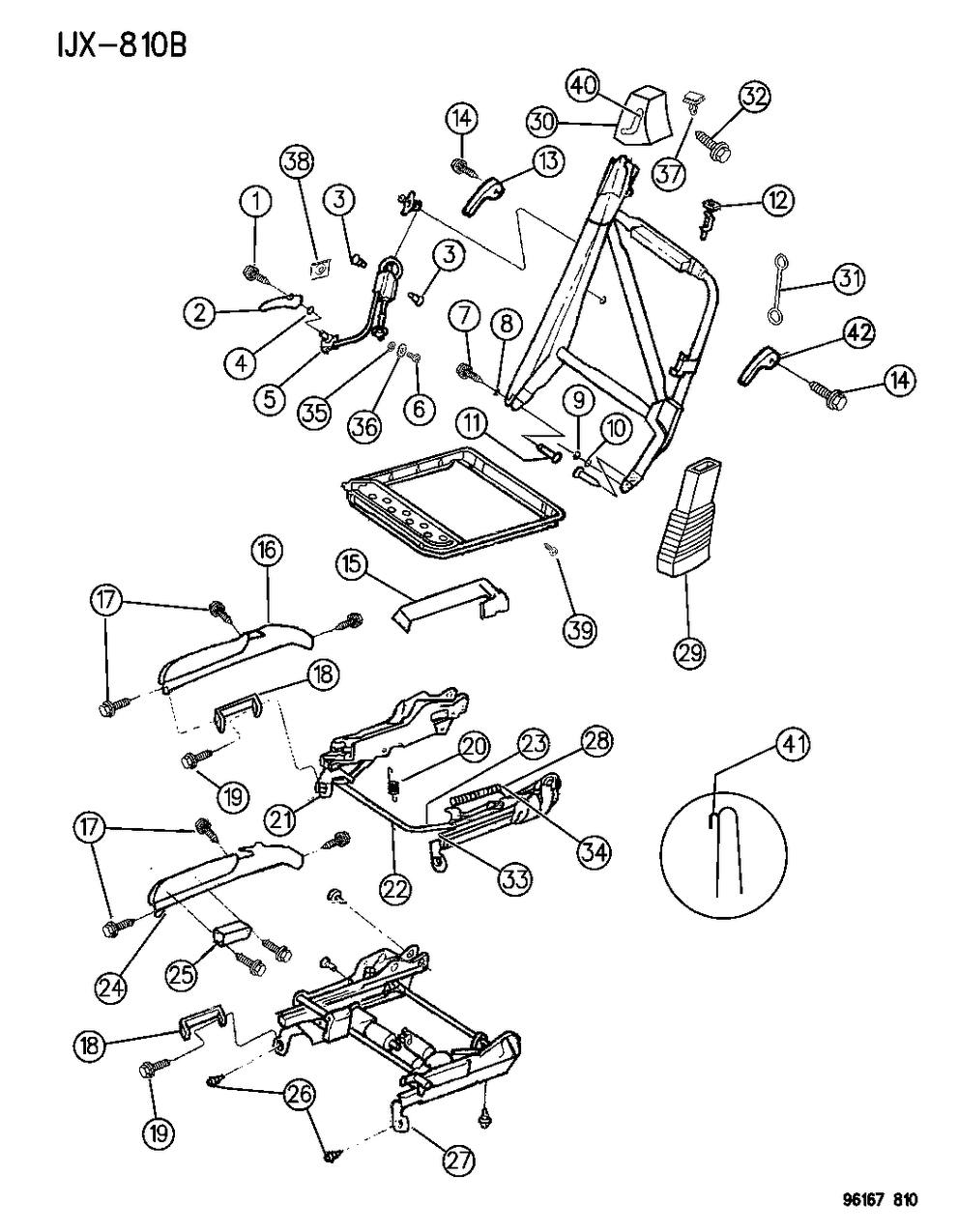 Mopar 4882831 Bolt Front Seat