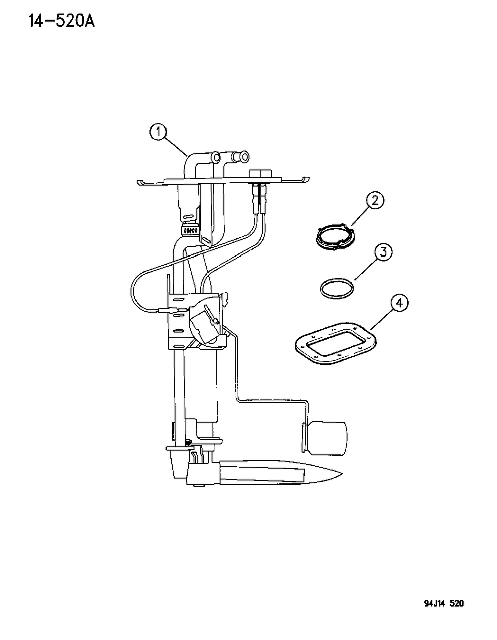 Mopar R5003867AC Fuel Pump/Level Unit Module