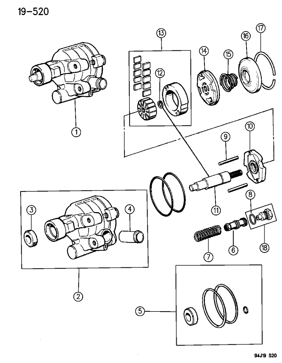 Mopar 52037567 Power Steering Pump