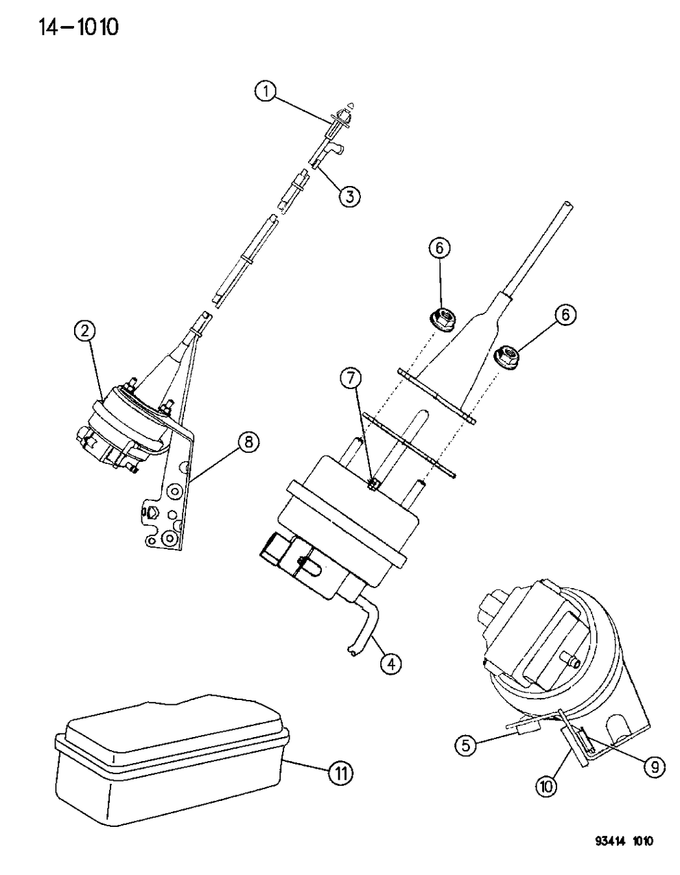 Mopar 4591235 Cable Spd Cont