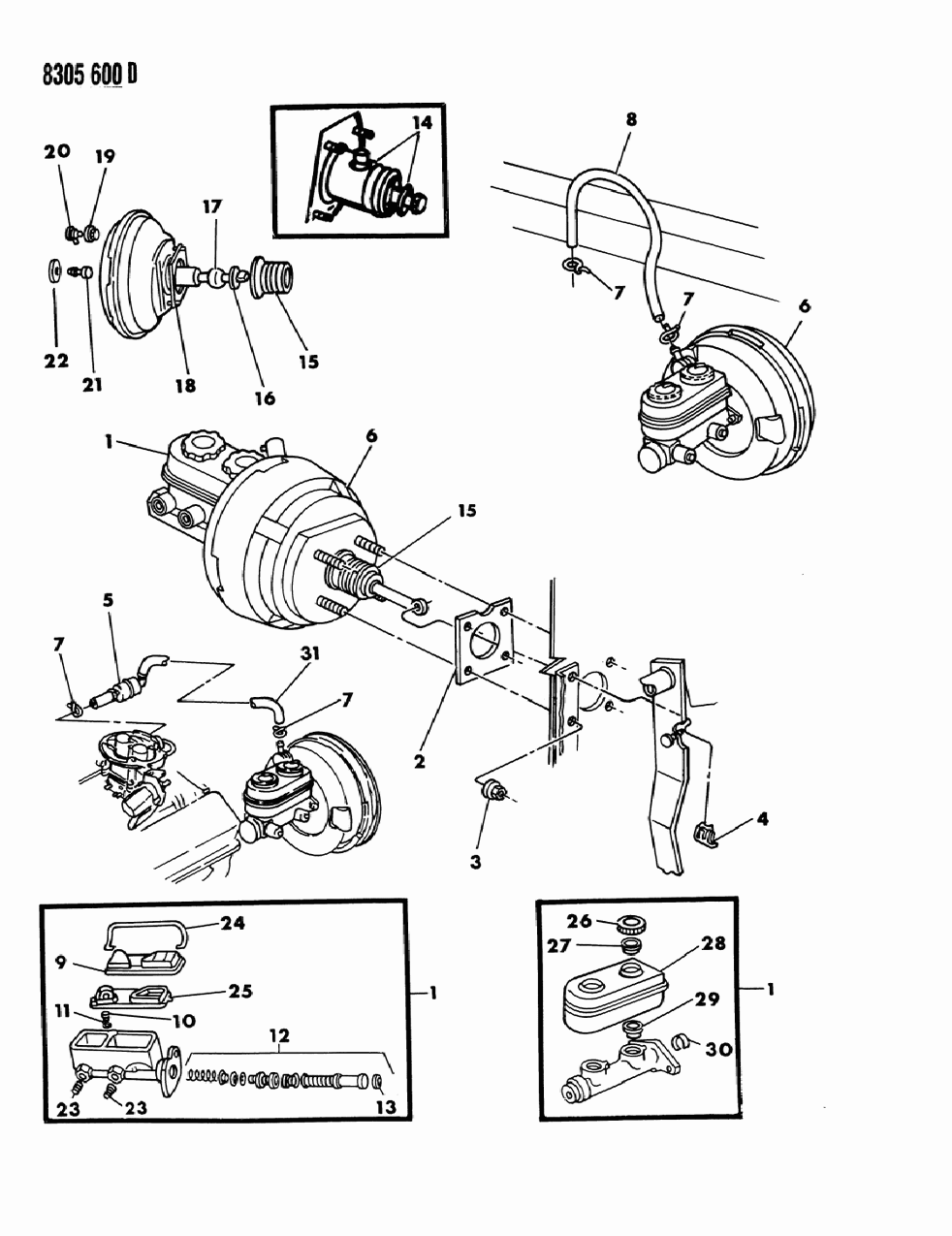 Mopar V1104884AA Brake Mastr Cylinder