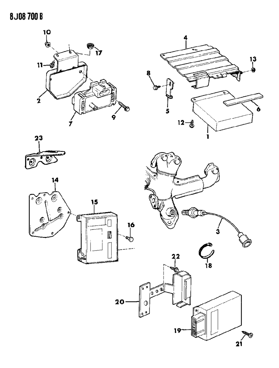 Mopar JR007842 Sensor-Electronic (Auto)