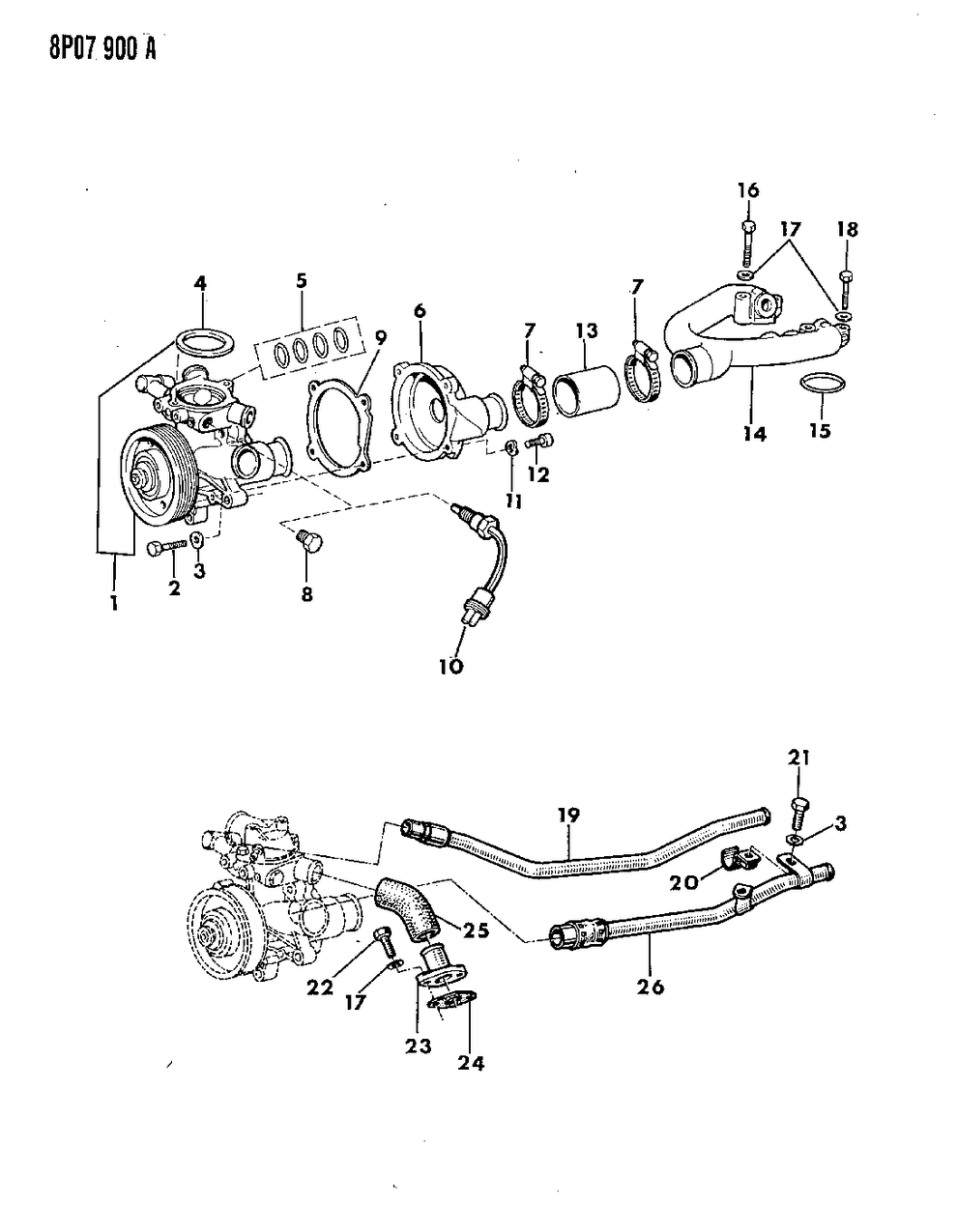 Mopar T1464552 Water Pump