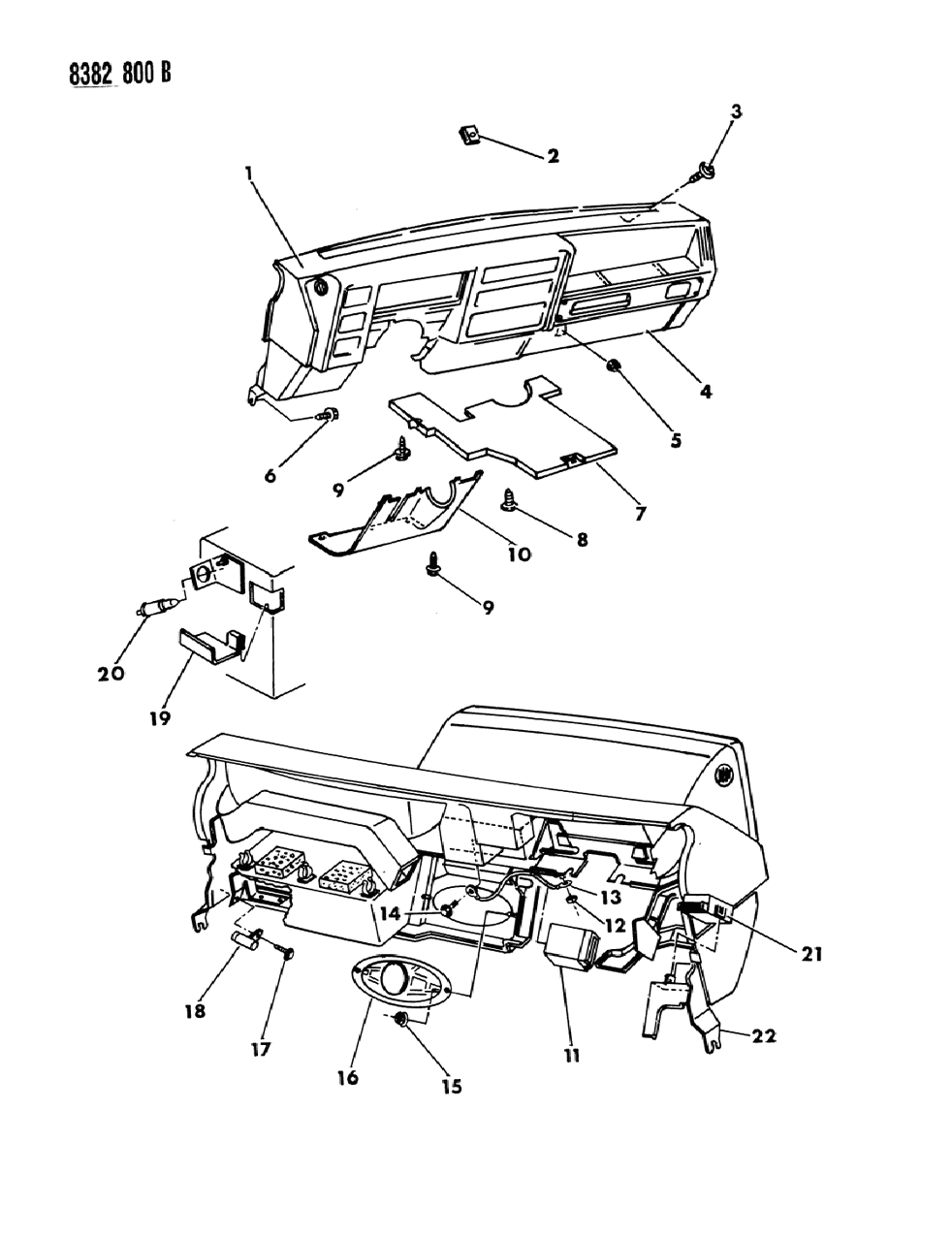 Mopar 4359030 Latch Glove Box Door