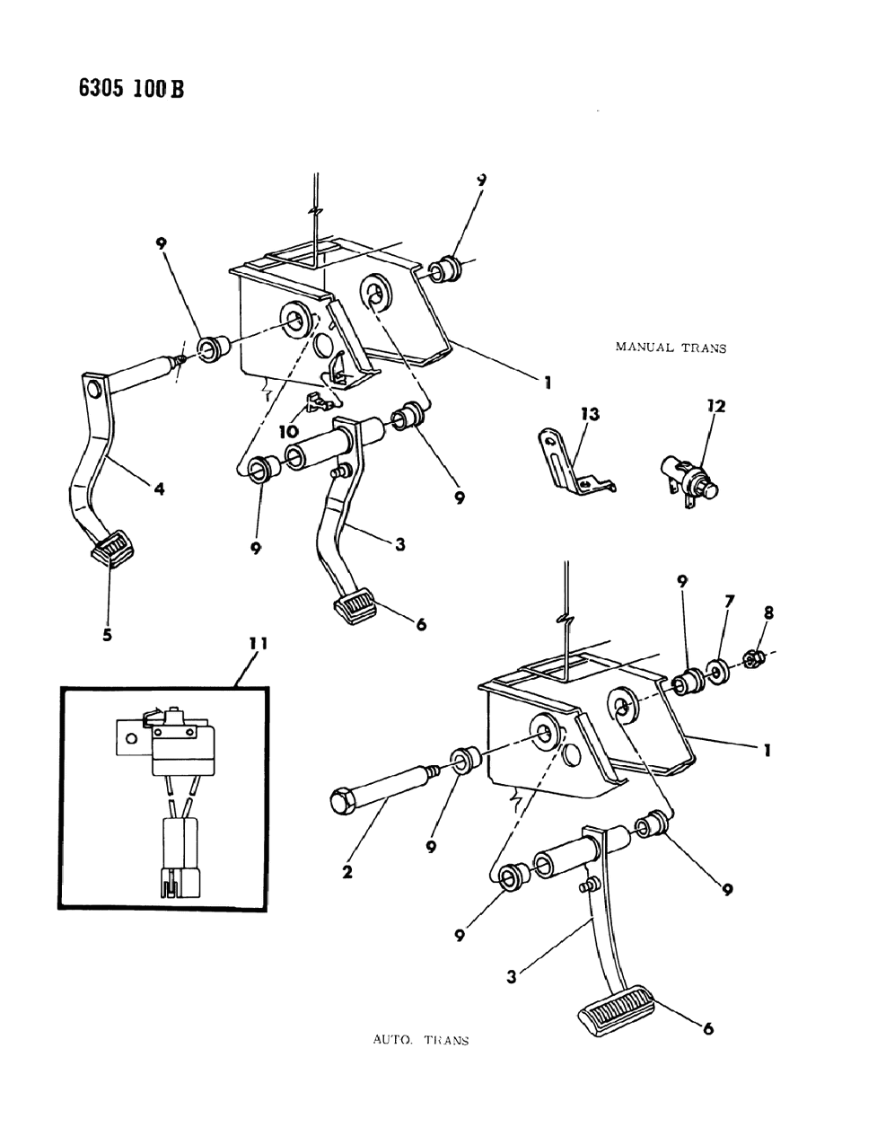 Mopar 4089130 Pad Brake Pedal