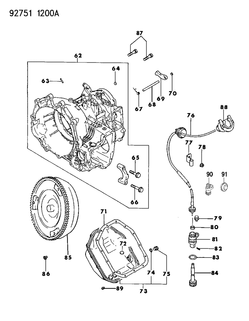 Mopar MD757336 Case-Automatic Transmission