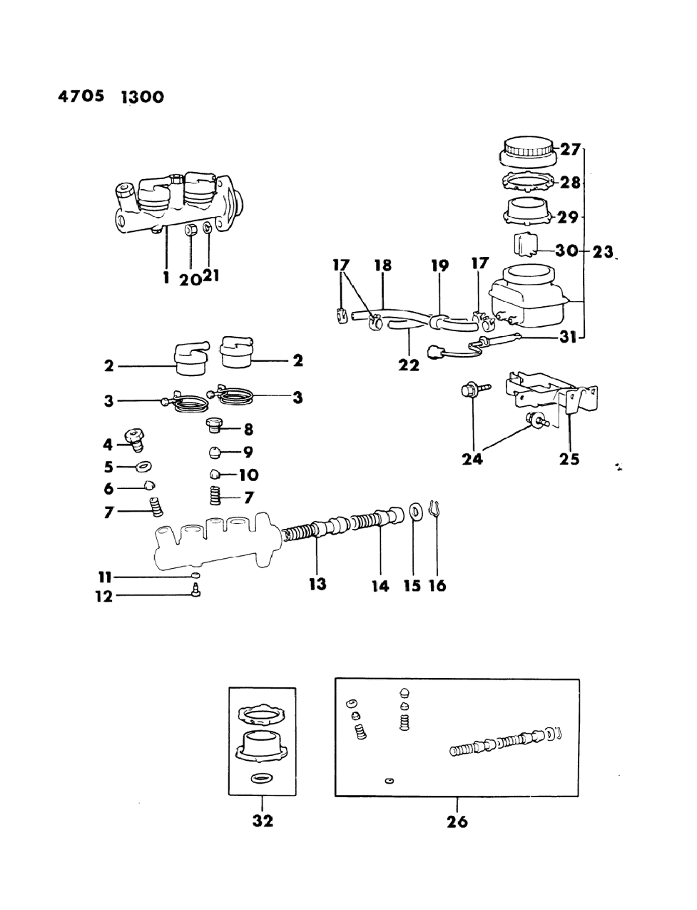 Mopar MB134773 Gasket-Pad,Brake Fluid RESE