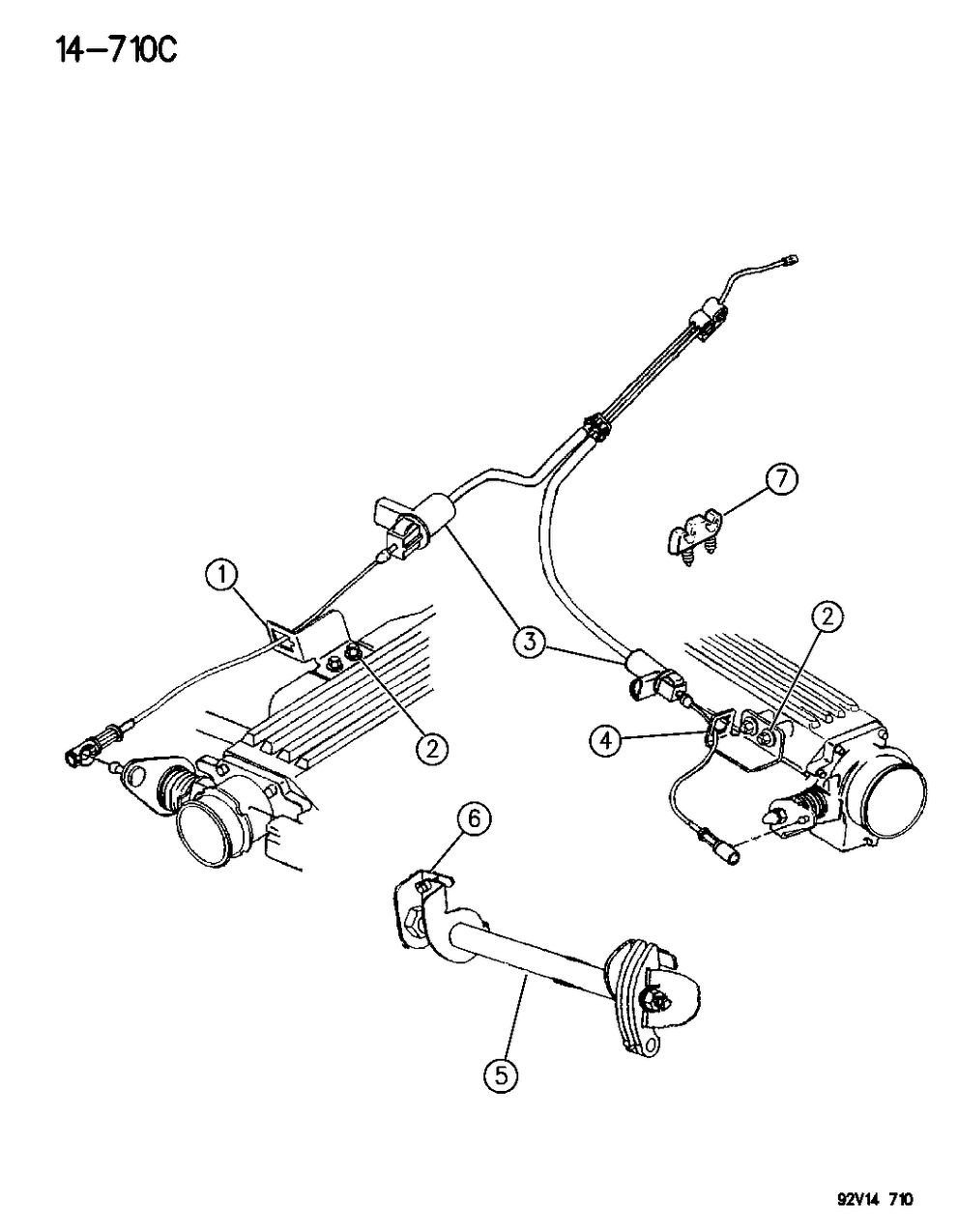 Mopar 4763441 Bracket-ACCEL Cable Support-Lt