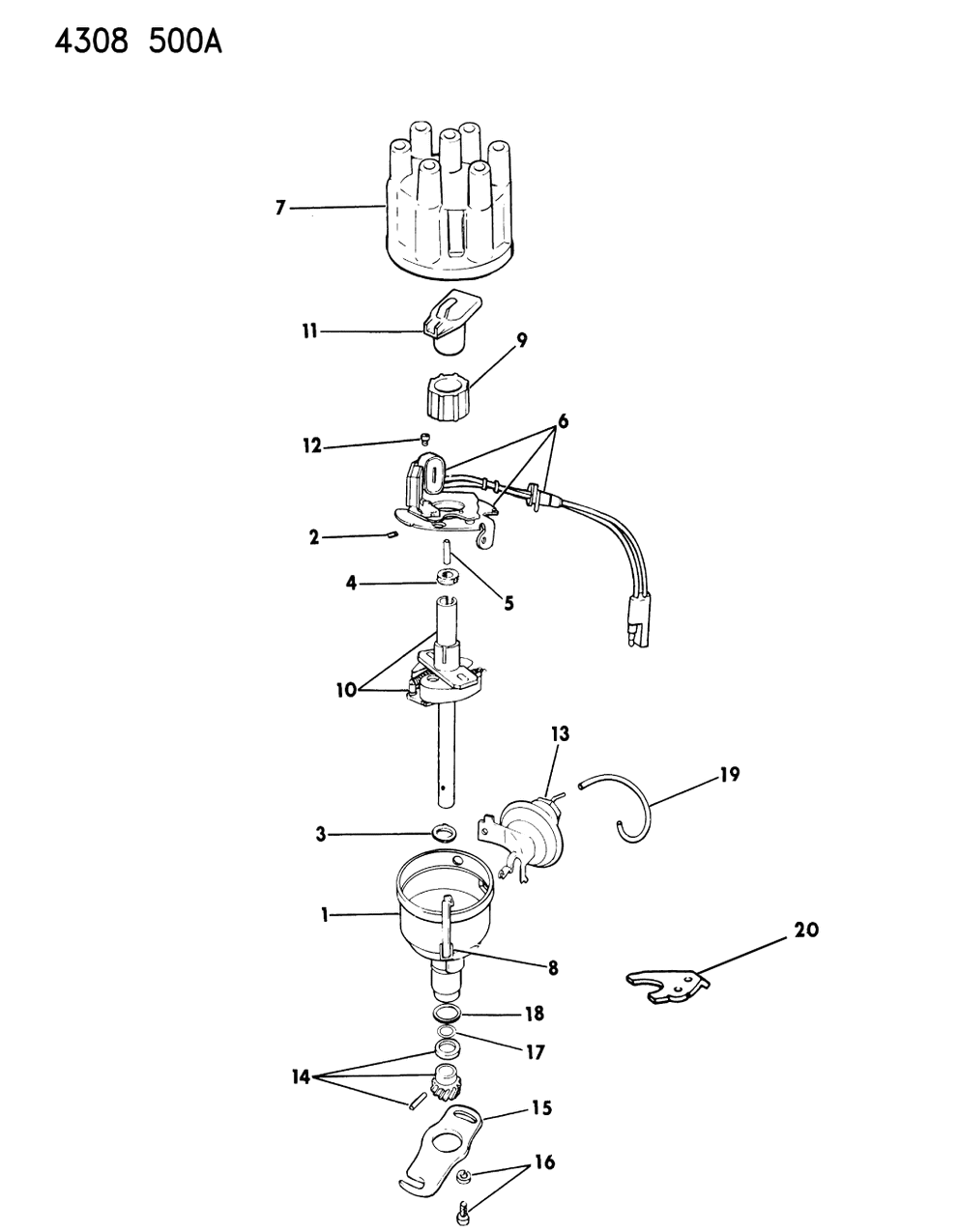 Mopar 3874401 Rotor-Elect Ignition Dist