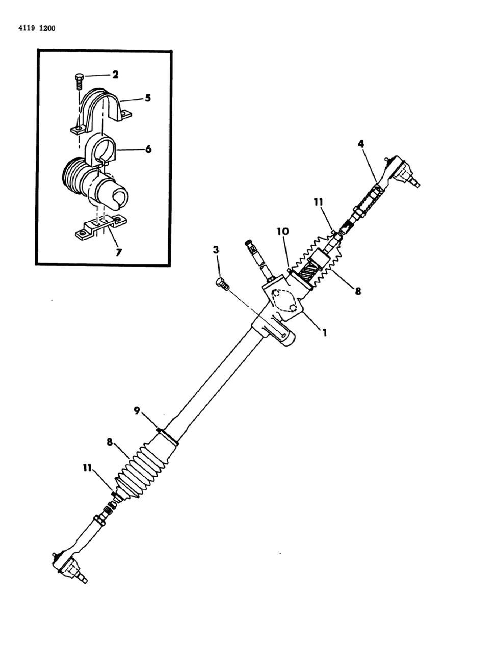 Mopar 5205226 Rack&PINION Man Steering G