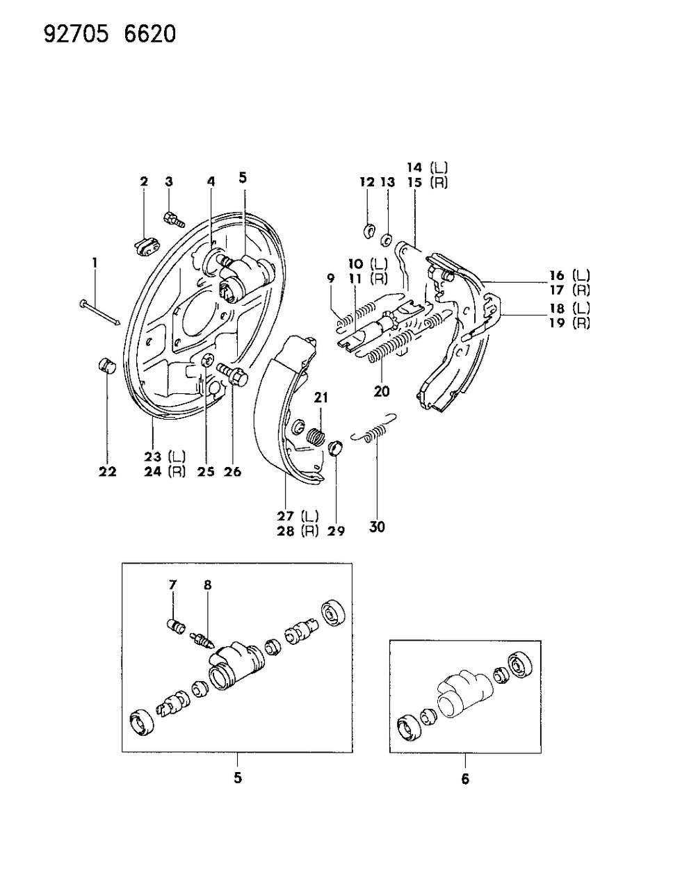 Mopar MB618205 Plug-Brake Adjusting Hole