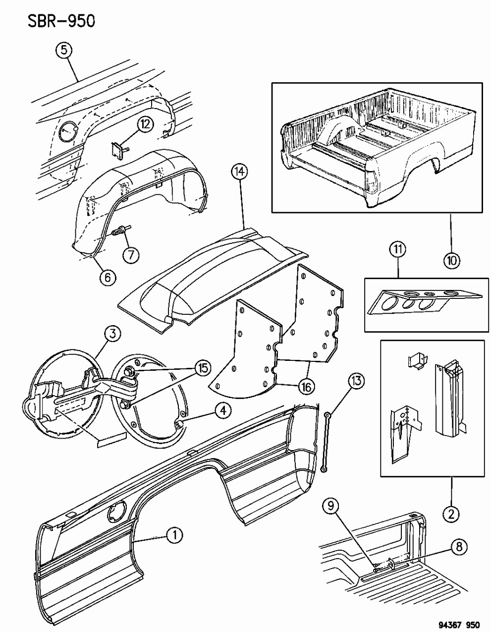 Mopar 55075855 Spring Fuel Filler Door