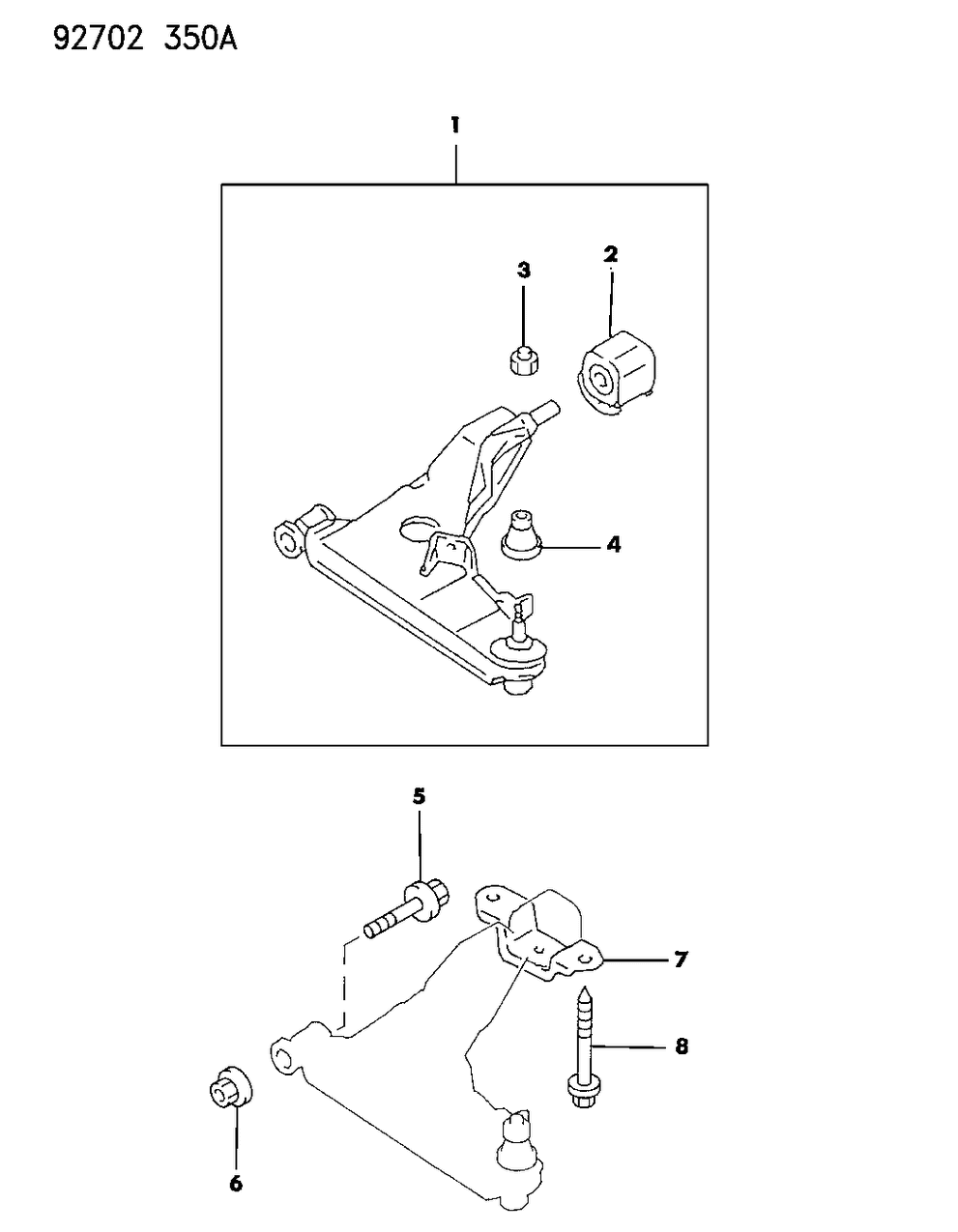 Mopar MB912077 Arm-Front Suspension